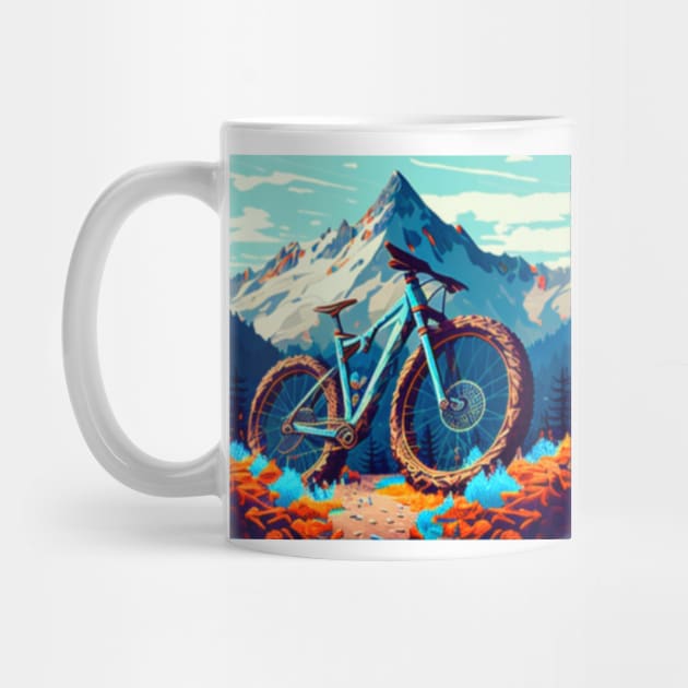 mountain bike bicycle cycling mountain biker cyclist mountains by A&A